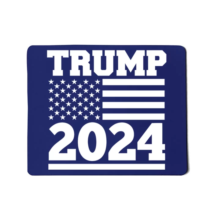 Jumbo Print Trump 2024 Usa Flag Mousepad