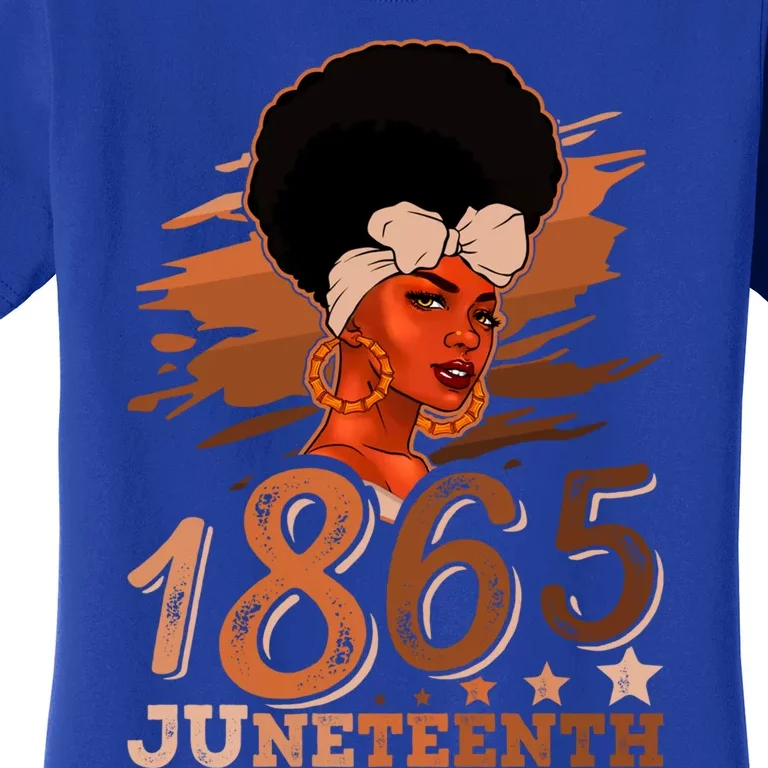 Juneteenth Queen 1865 Ecipation Day Black History Month Gift Women's T-Shirt