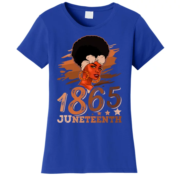 Juneteenth Queen 1865 Ecipation Day Black History Month Gift Women's T-Shirt