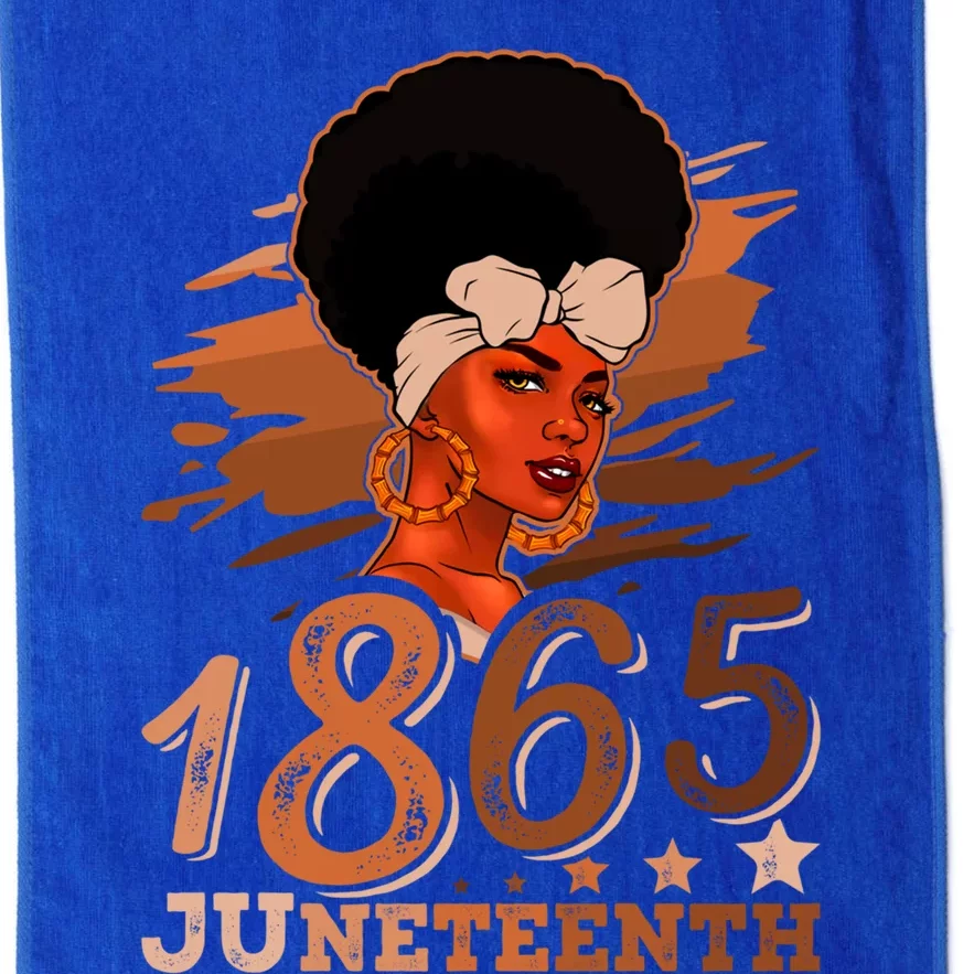 Juneteenth Queen 1865 Ecipation Day Black History Month Gift Platinum Collection Golf Towel