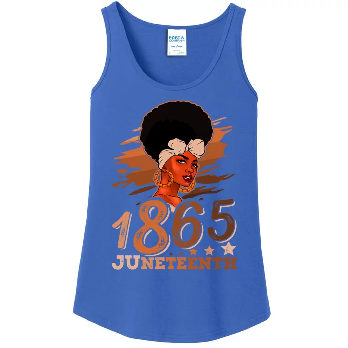 Juneteenth Queen 1865 Ecipation Day Black History Month Gift Ladies Essential Tank