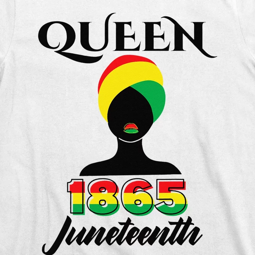 Juneteenth  Queen Afro Melanin Black Magic T-Shirt