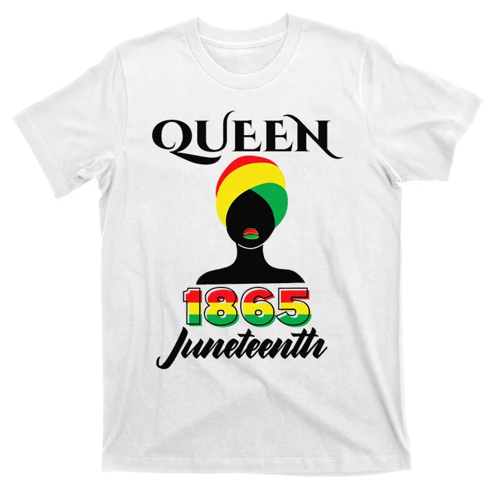 Juneteenth  Queen Afro Melanin Black Magic T-Shirt