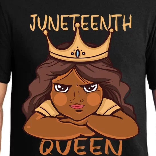 Juneteenth Queen African American Roots Melanin Freedom Great Gift Pajama Set