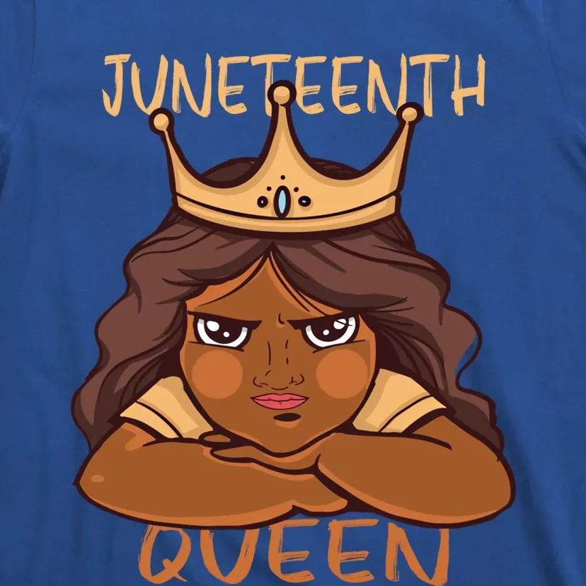 Juneteenth Queen African American Roots Melanin Freedom Great Gift T-Shirt