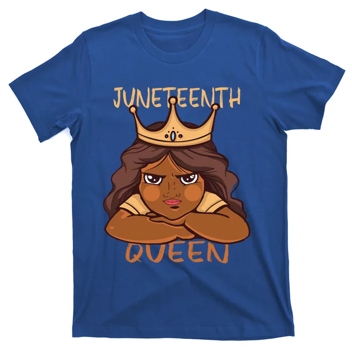 Juneteenth Queen African American Roots Melanin Freedom Great Gift T-Shirt