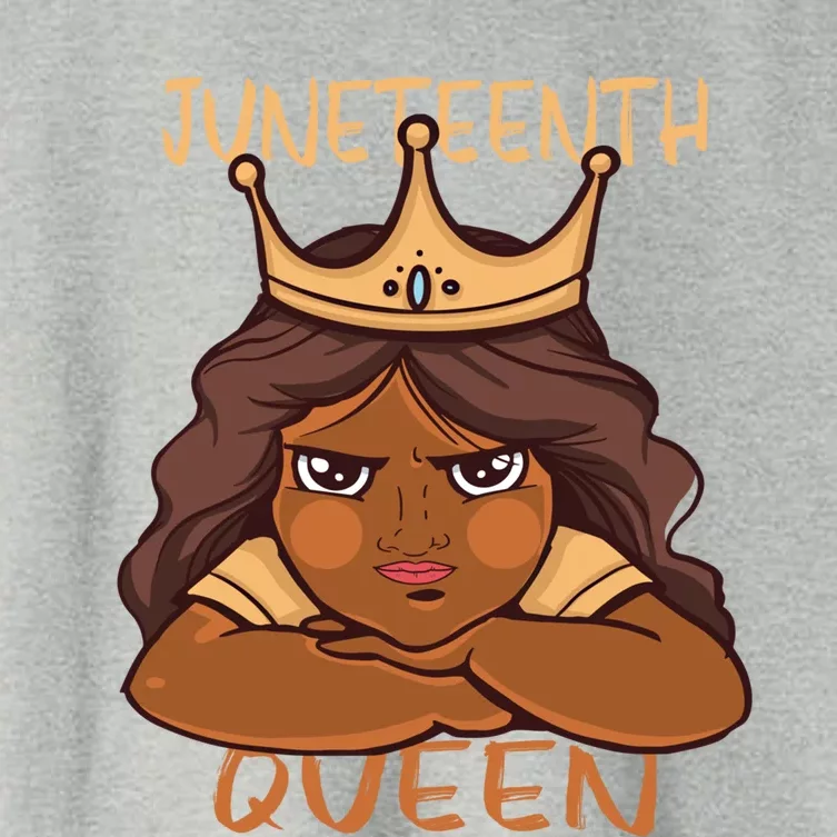 Juneteenth Queen African American Roots Melanin Freedom Great Gift Women's Crop Top Tee