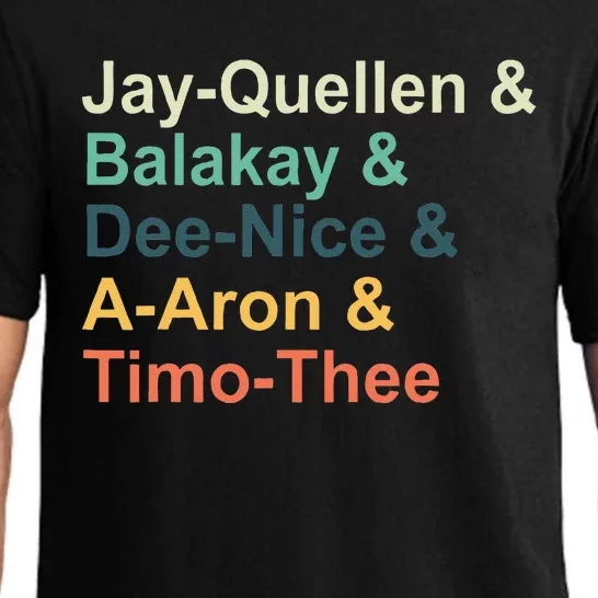 Jay Quellen & Balakay & Dee Nice & A Aron & Timo Thee Pajama Set