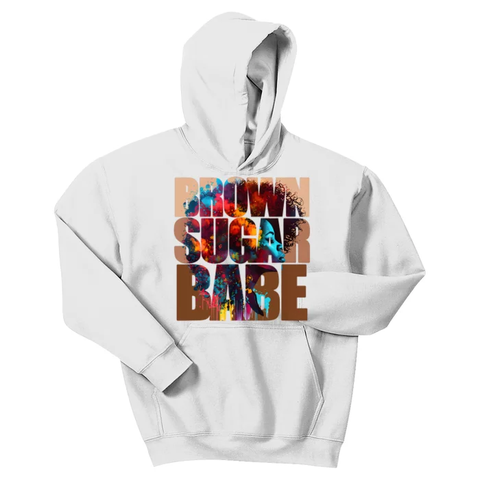 Juneteenth Queen Brown Sugar Babe Proud Black History Kids Hoodie