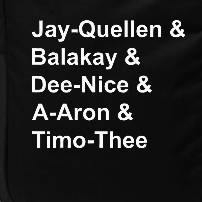 Jay Quellen & Balakay & Dee Nice & A Aron & Timo Thee Impact Tech Backpack