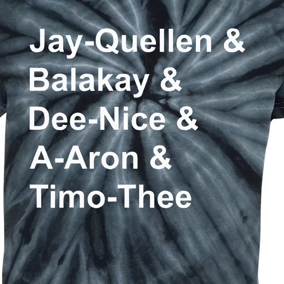 Jay Quellen & Balakay & Dee Nice & A Aron & Timo Thee Kids Tie-Dye T-Shirt