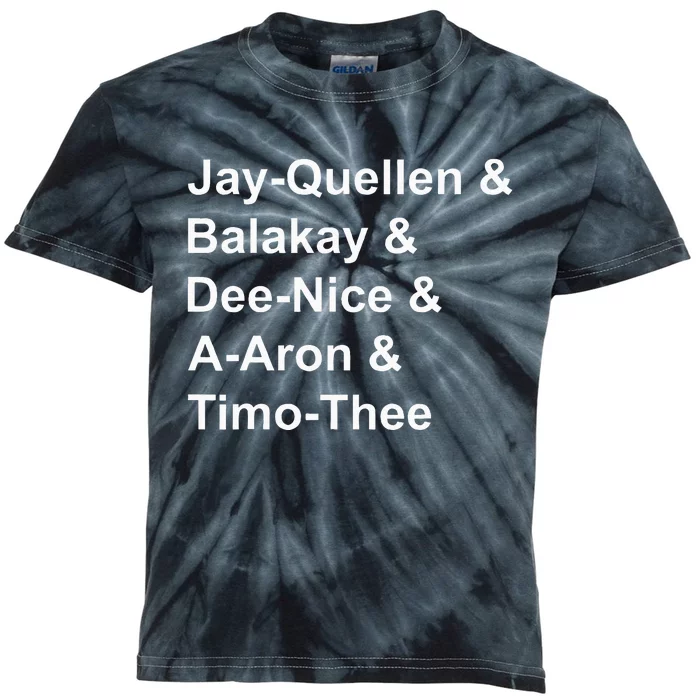 Jay Quellen & Balakay & Dee Nice & A Aron & Timo Thee Kids Tie-Dye T-Shirt