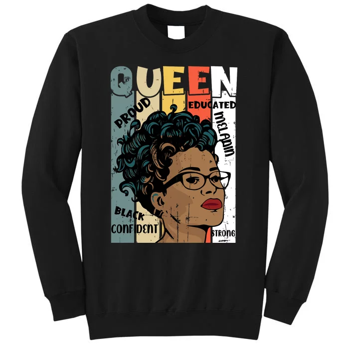 Juneteenth Queen Celebration Artwork Sweatshirt