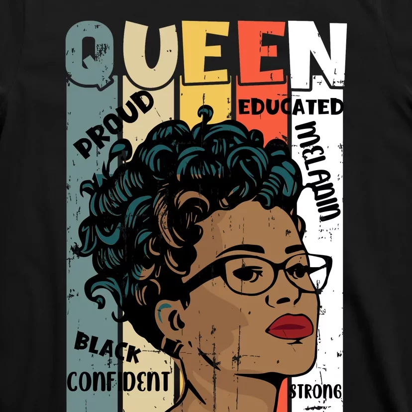 Juneteenth Queen Celebration Artwork T-Shirt