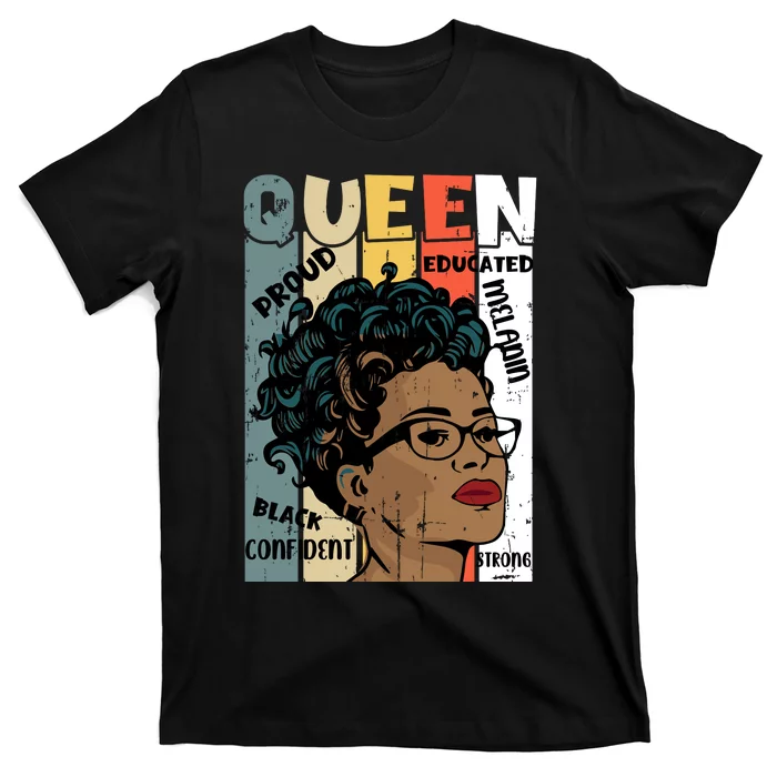 Juneteenth Queen Celebration Artwork T-Shirt