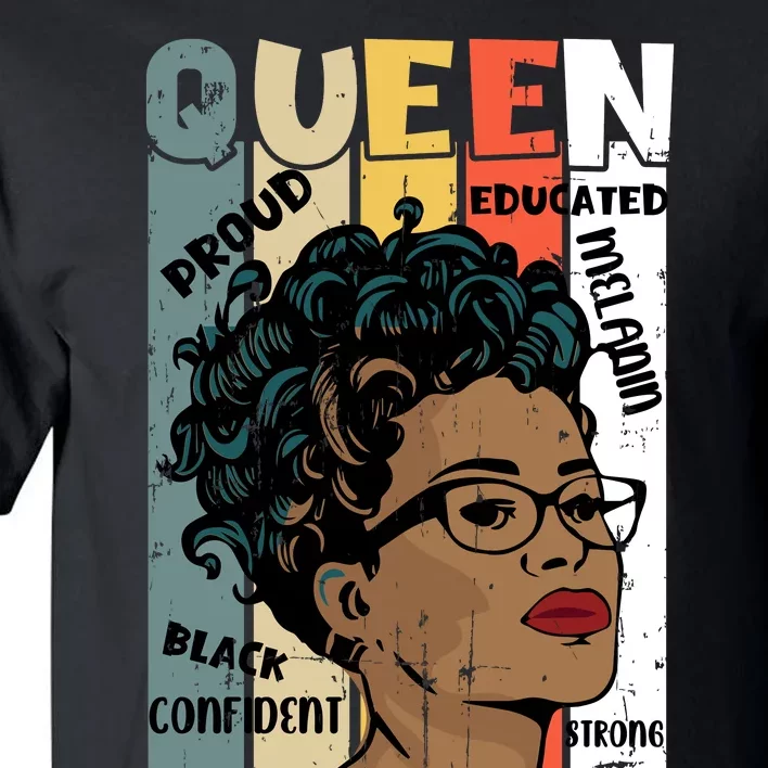 Juneteenth Queen Celebration Artwork Tall T-Shirt