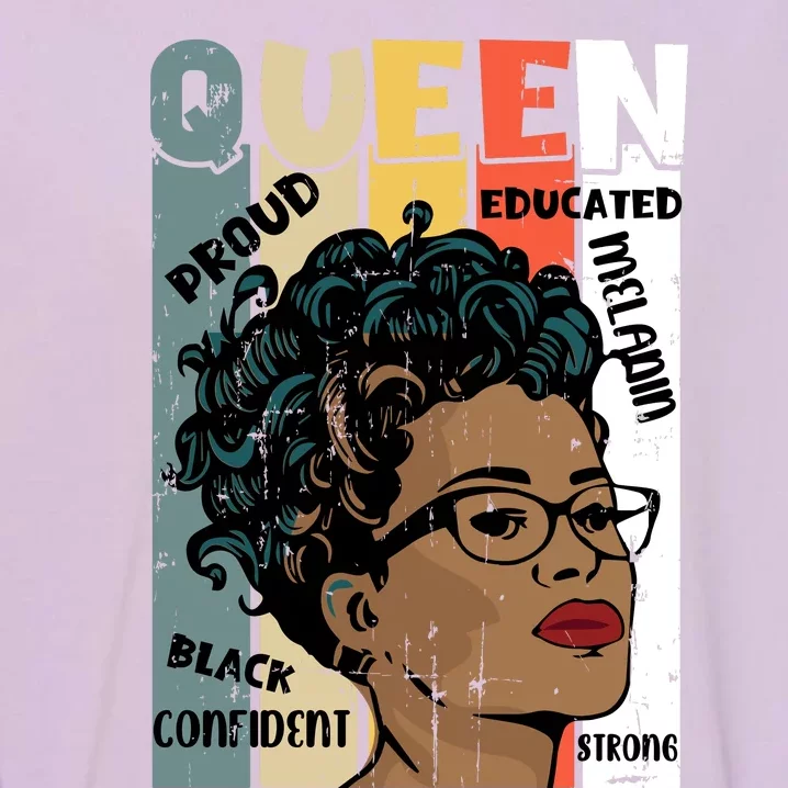 Juneteenth Queen Celebration Artwork Garment-Dyed Sweatshirt