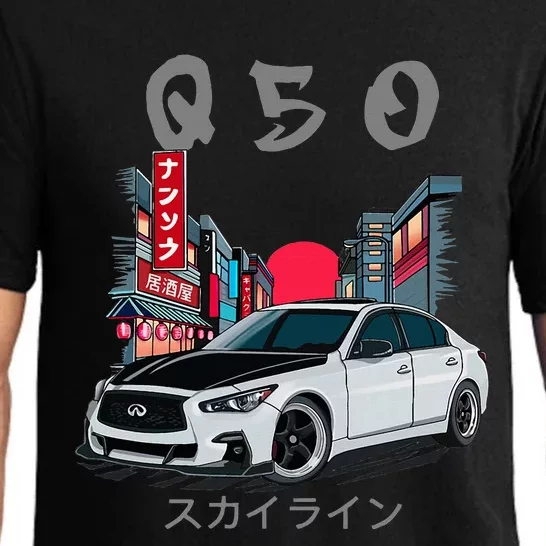 Jdm Q50 Car Lover Enthusiast Skyline Pajama Set