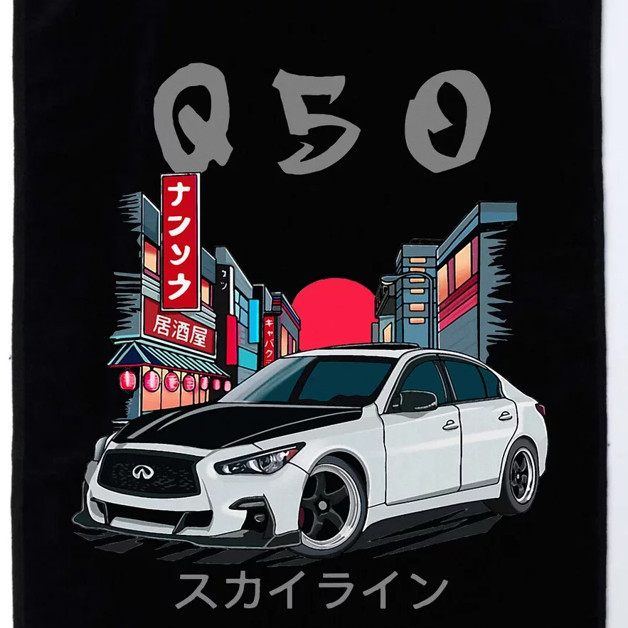 Jdm Q50 Car Lover Enthusiast Skyline Platinum Collection Golf Towel