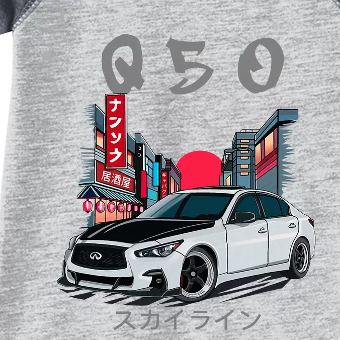 Jdm Q50 Car Lover Enthusiast Skyline Infant Baby Jersey Bodysuit