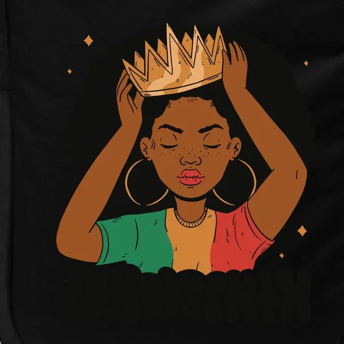 Juneteenth Queen Female Impact Tech Backpack