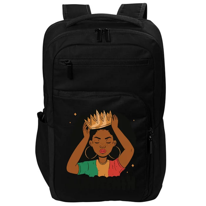 Juneteenth Queen Female Impact Tech Backpack