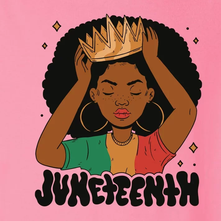 Juneteenth Queen Female Toddler Long Sleeve Shirt