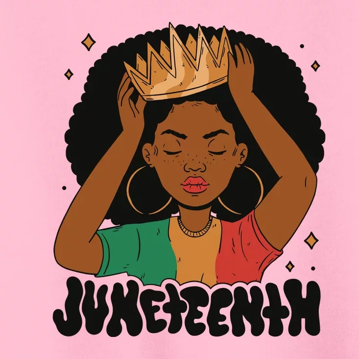 Juneteenth Queen Female Toddler T-Shirt