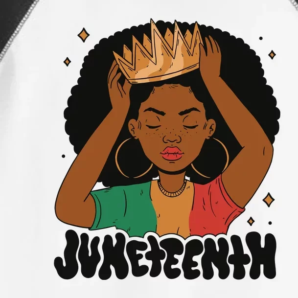 Juneteenth Queen Female Toddler Fine Jersey T-Shirt