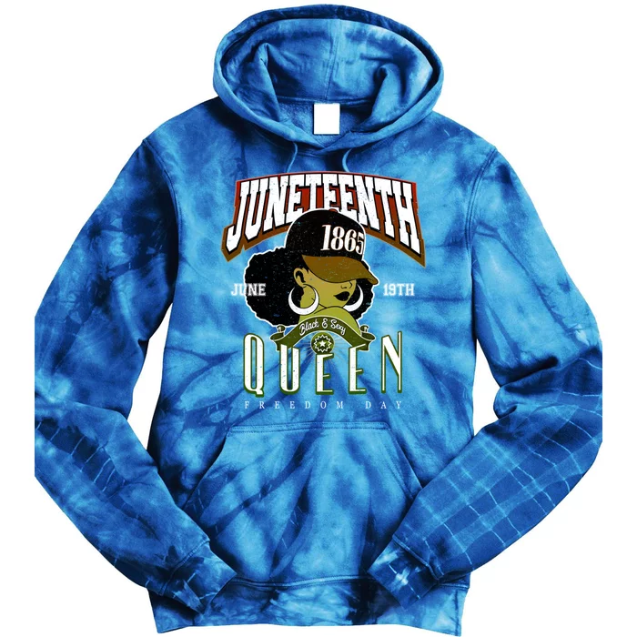 Junenth Remembrance 1865 Freedom Day Jubilee Day Gift Tie Dye Hoodie