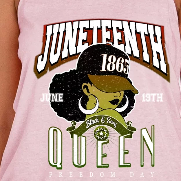 Junenth Remembrance 1865 Freedom Day Jubilee Day Gift Women's Knotted Racerback Tank