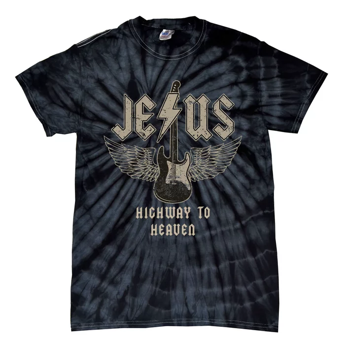 Jesus Rock And Roll Christian Music Worship Bible Verse Tie-Dye T-Shirt