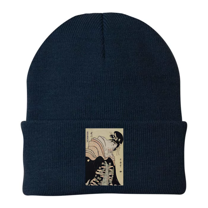 Japanese Retro Artwork Takigawa From The Teagifthouse Art Cool Gift Knit Cap Winter Beanie