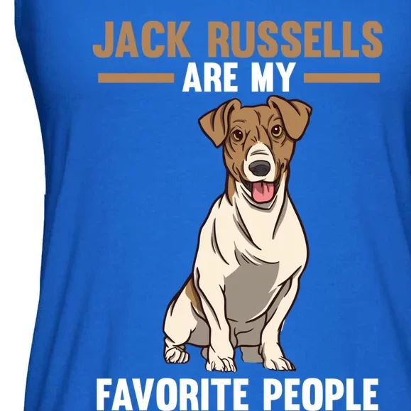 Jack Russells Are My Favorite Peoples Gift Ladies Essential Flowy Tank