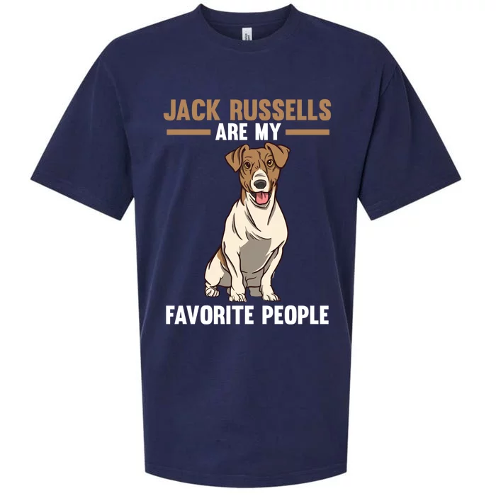 Jack Russells Are My Favorite Peoples Gift Sueded Cloud Jersey T-Shirt