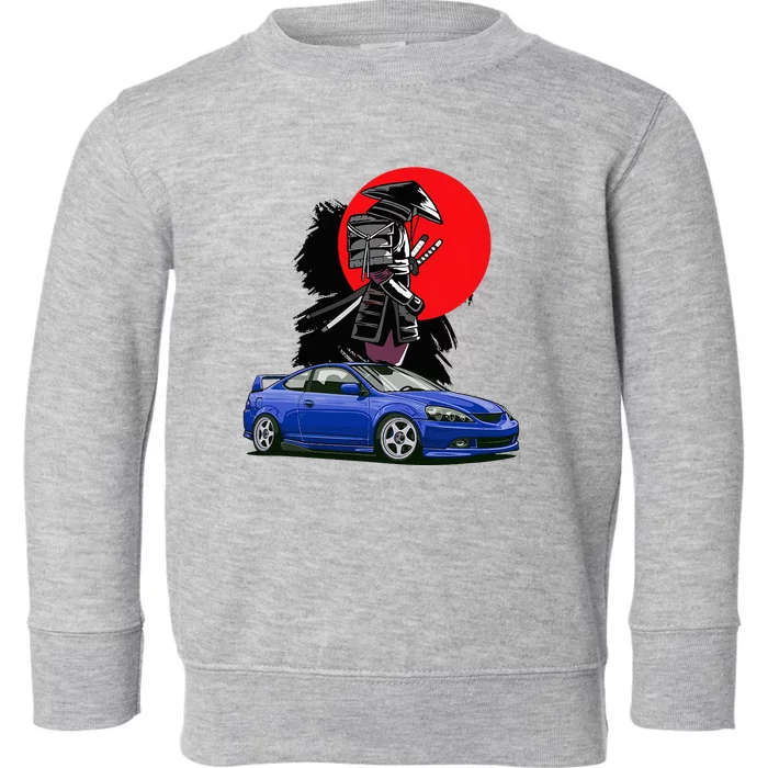 Jdm Rsx Auto Tuning Japan Samurai Sun Drift Toddler Sweatshirt