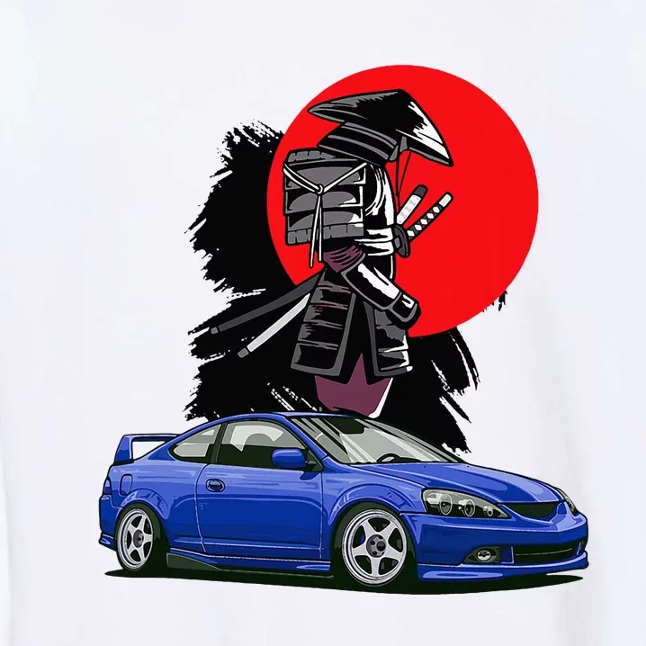 Jdm Rsx Auto Tuning Japan Samurai Sun Drift Garment-Dyed Sweatshirt