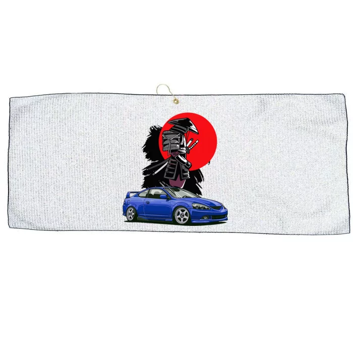 Jdm Rsx Auto Tuning Japan Samurai Sun Drift Large Microfiber Waffle Golf Towel