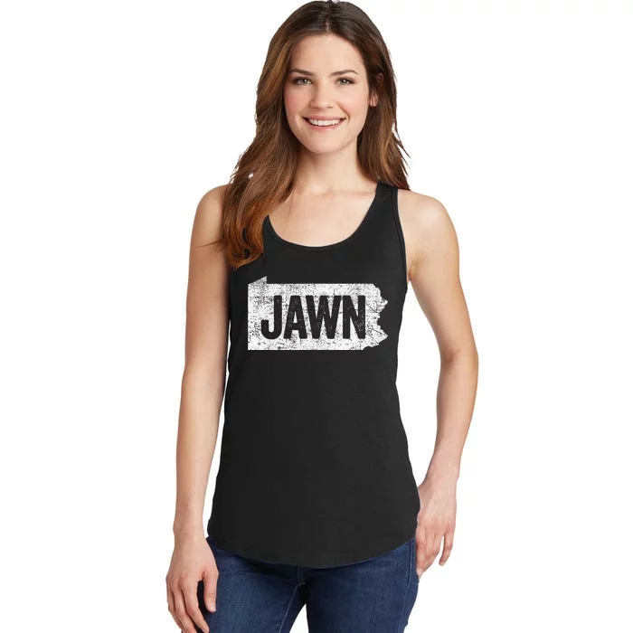 Jawn Retro Boy Girl Philadelphia Slang Ladies Essential Tank