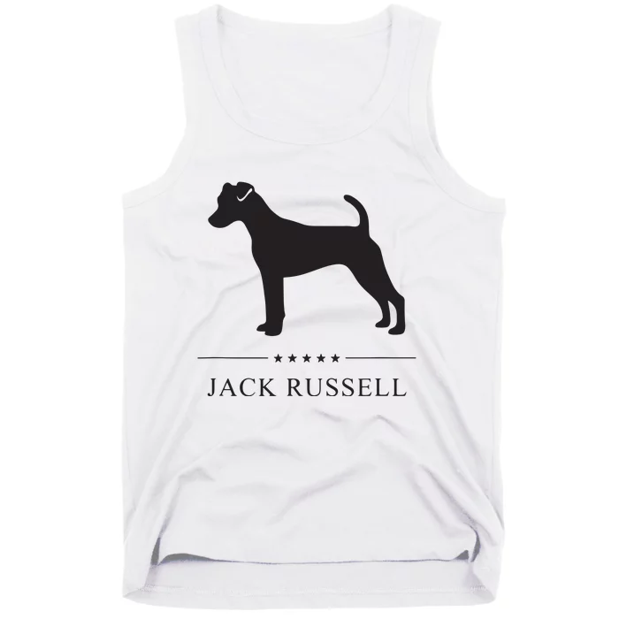 Jack Russell Black Silhouette Tank Top