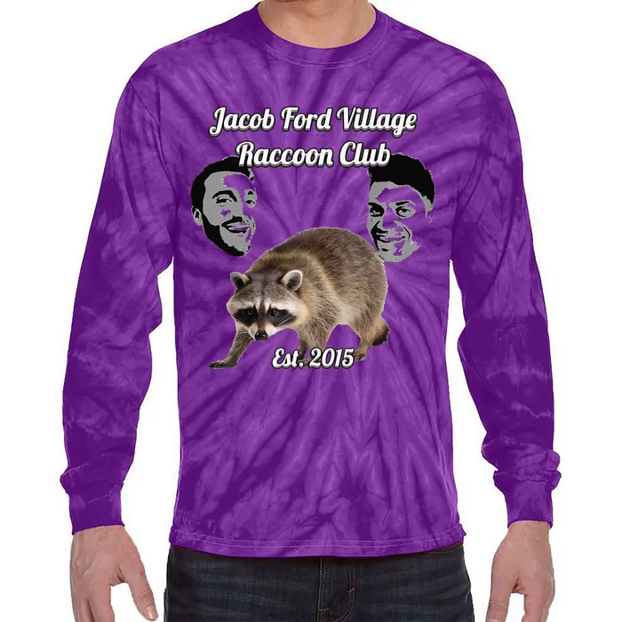 Jfv Raccoon Club Premium Tie-Dye Long Sleeve Shirt