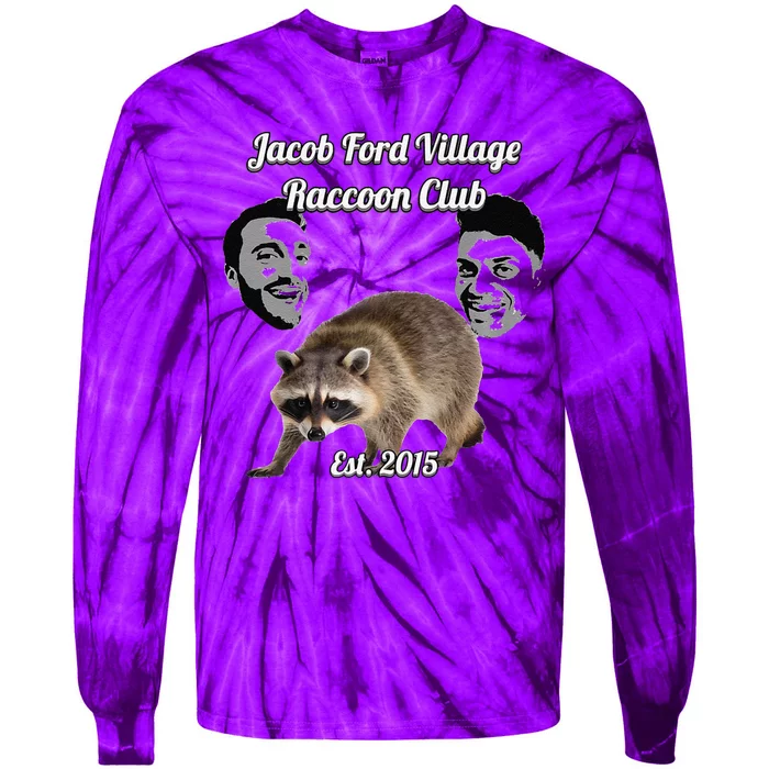 Jfv Raccoon Club Premium Tie-Dye Long Sleeve Shirt