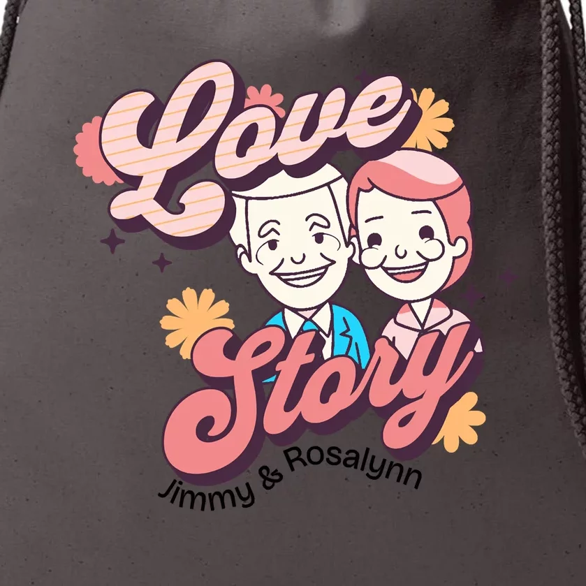 Jimmy & Rosalynn Carter Love Story Drawstring Bag