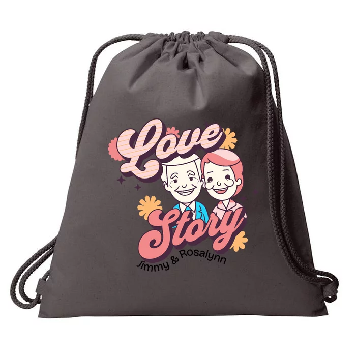 Jimmy & Rosalynn Carter Love Story Drawstring Bag