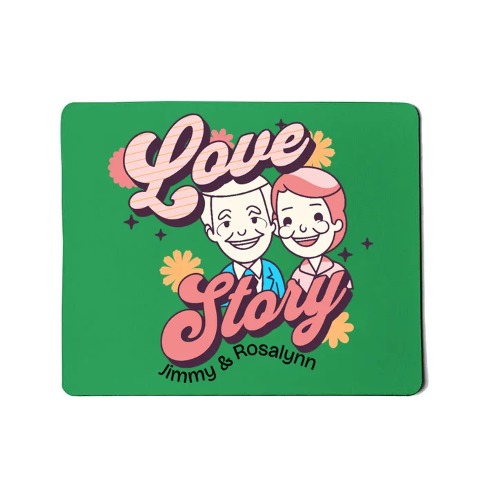 Jimmy & Rosalynn Carter Love Story Mousepad