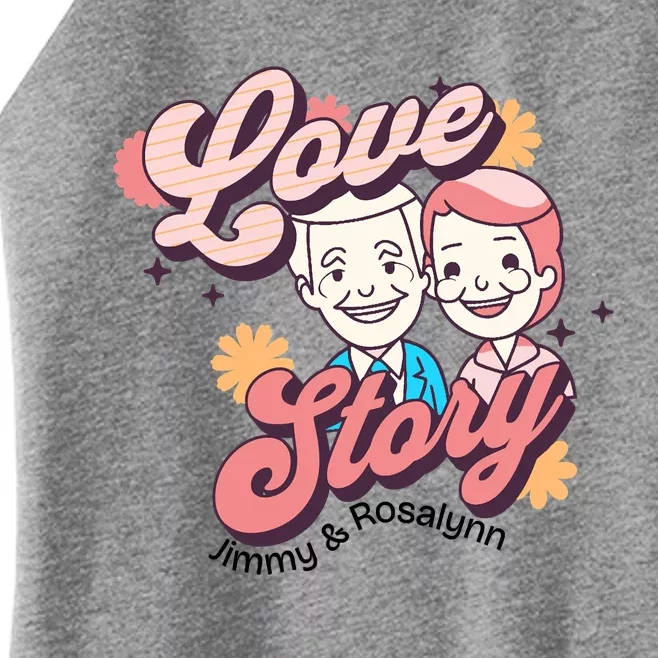 Jimmy & Rosalynn Carter Love Story Women’s Perfect Tri Rocker Tank