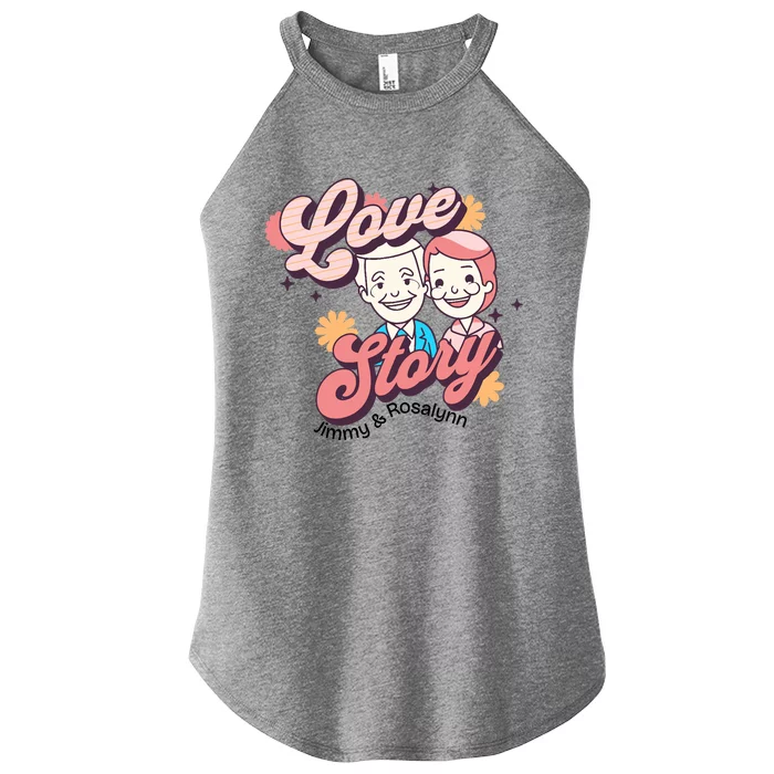 Jimmy & Rosalynn Carter Love Story Women’s Perfect Tri Rocker Tank