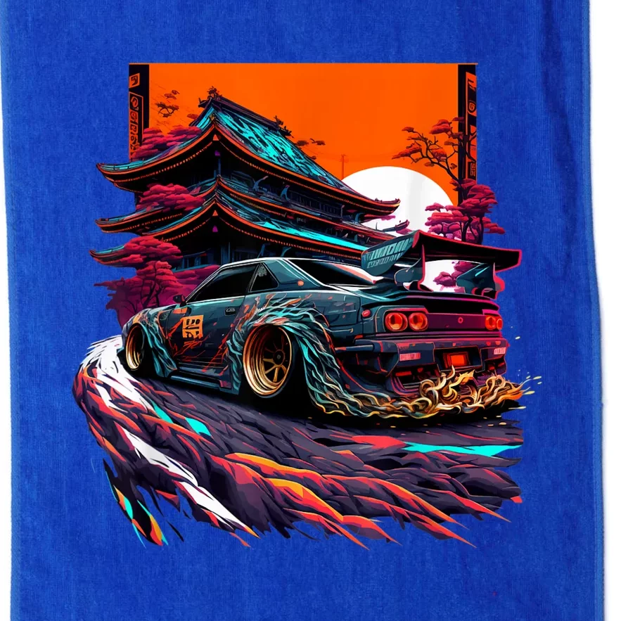 Japanese Retro Car Racing Drifting Art JDM Legend Tuning Platinum Collection Golf Towel