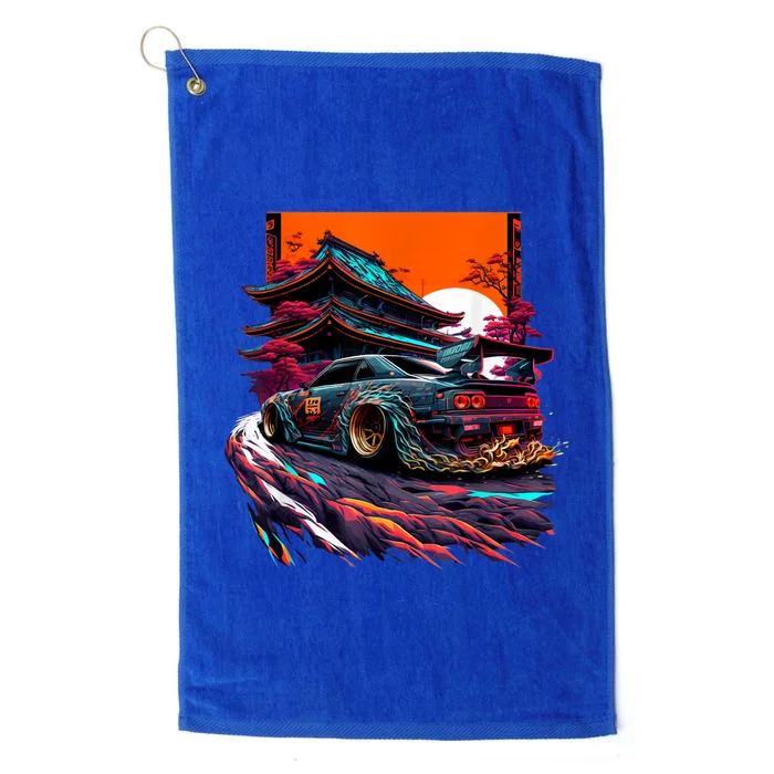 Japanese Retro Car Racing Drifting Art JDM Legend Tuning Platinum Collection Golf Towel