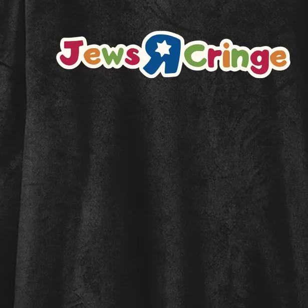 Jews R Cringe Hooded Wearable Blanket